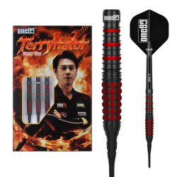 le jeu de flechette pointe nylon Terry Tan Terrynator elek one80 en 20g