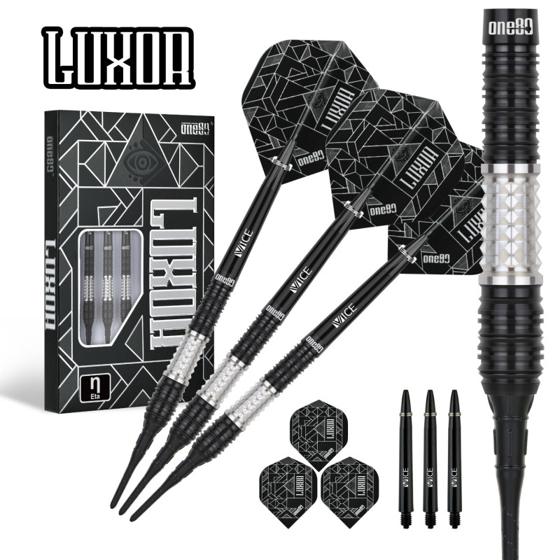 le jeu de flechette pointe nylon Luxor II Eta elek one80 en 18g