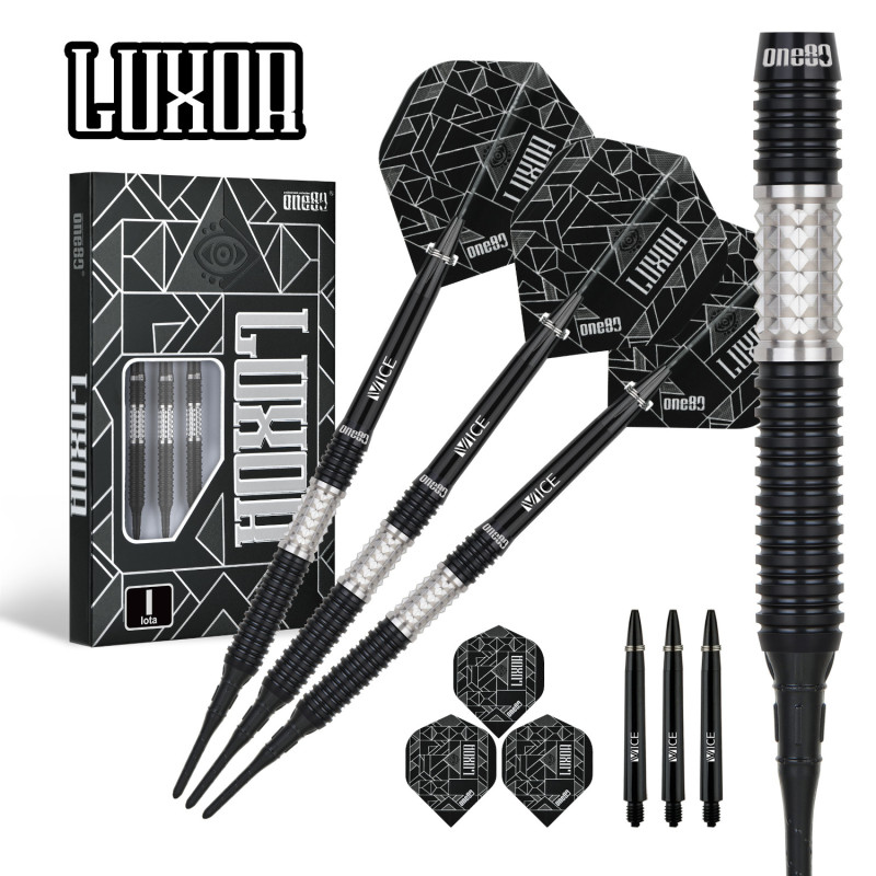 le jeu de flechette pointe nylon Luxor II Iota elek one80 en 20g