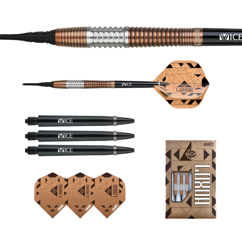 le jeu de flechette pointe nylon Luxor Gamma elek one80 en 18g