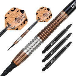 le jeu de flechette pointe nylon Luxor Gamma elek one80 en 18g