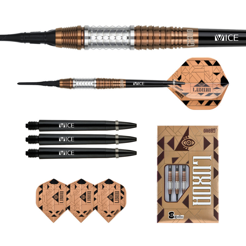 le jeu de flechette pointe nylon Luxor Epsilon elek one80 en 20g