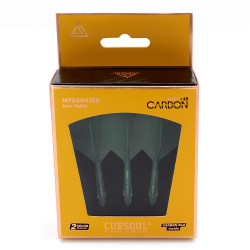 ensemble tige et ailette de cuesoul, Rost T19 Carbon integrated standard vert