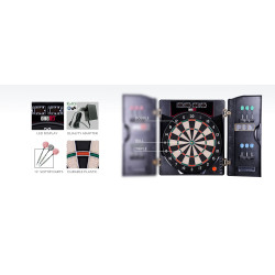 cible deluxe II électronic dartboard one80 pour jouer aux fléchettes electroniques