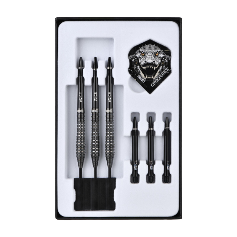 le jeu de flechette Crocforce CF3 one80 en 22g est vendu seul