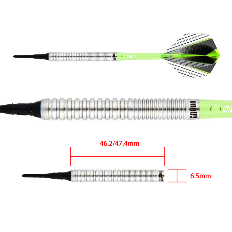 le jeu de flechette pointe nylon strike 02 elek one80 en 18g