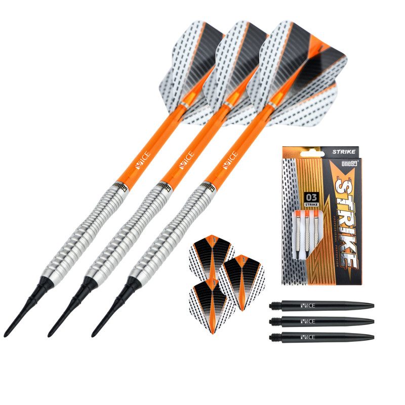 le jeu de flechette pointe nylon strike 03 elek one80 en 18g