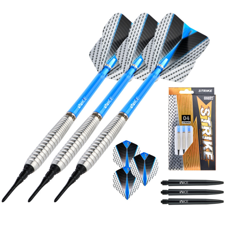 le jeu de flechette pointe nylon strike 04 elek one80 en 16g