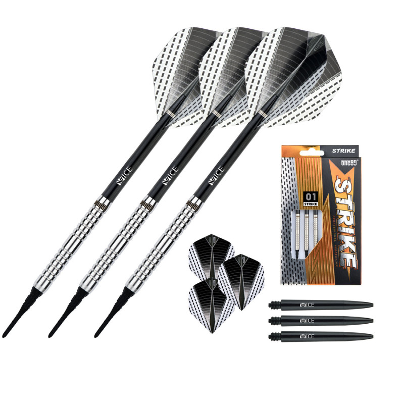 le jeu de flechette pointe nylon strike 01 elek one80 en 18g