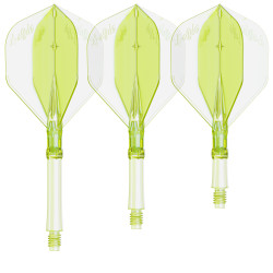 les Ailettes L-System L1 jaune fluo L-style sont tres solides