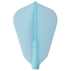 les ailettes fit flight f-shape jaune cosmodarts sont preformées