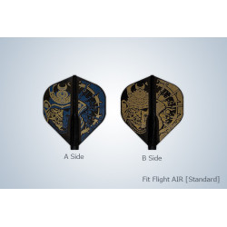 les ailettes fit flight air standard samurai skull B  cosmodarts sont preformées