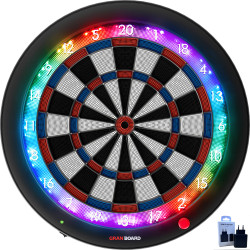La cible électronique Granboard 3s existe en version bleu
