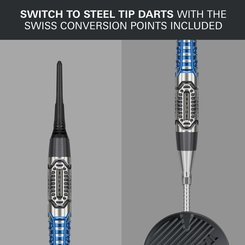 jeu de  flechettes pointe acier Phil Taylor Power Chrono elek 95% en 18g chez target