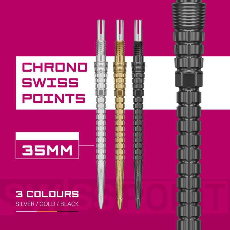 les pointes swiss point firepoint sont des pointes de flechettes démontables