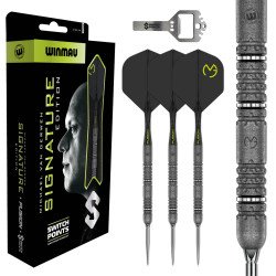 les flechettes Signature edition MVG Switch Point Winmau sont en 22g