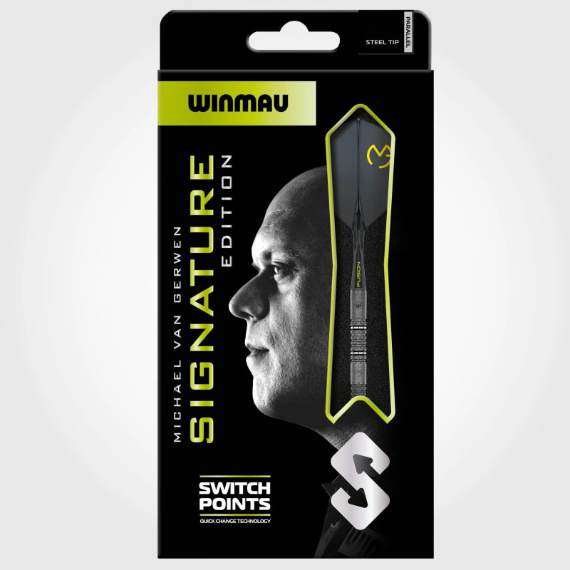 les flechettes Signature edition MVG Switch Point Winmau sont en 23g