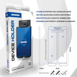 le device holder se fixe au mur et permet de bloquer son smartphone ou sa tablette