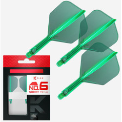les ensembles ailettes et tiges de kflex vert sont vendues par 3