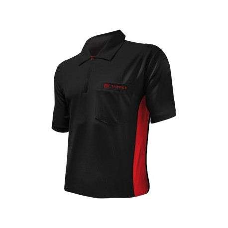 shirt hybrid noir rouge target XL