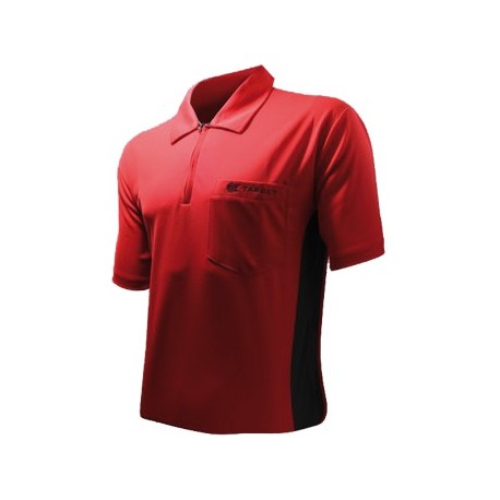 shirt hybrid rouge noir target XXL